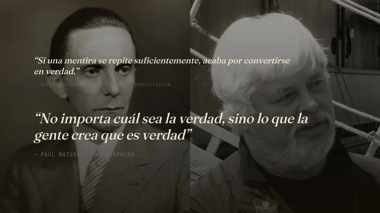 Diapositiva 22: Goebbels — el Principio de Orquestación
