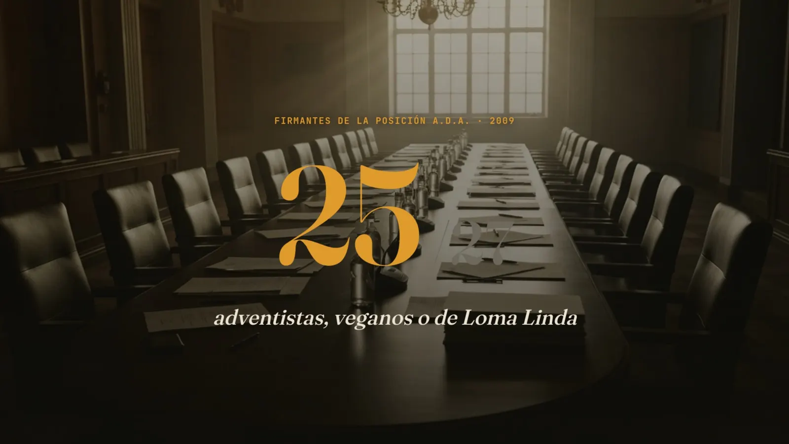 Diapositiva 28: 25 de 27 firmantes