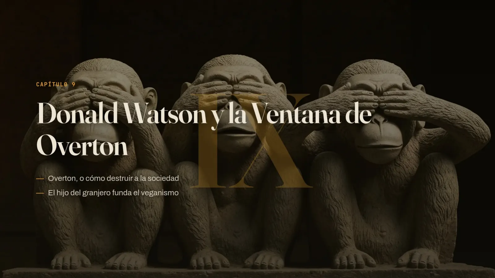 Diapositiva 29: Cap 9 · Donald Watson y la Ventana de Overton