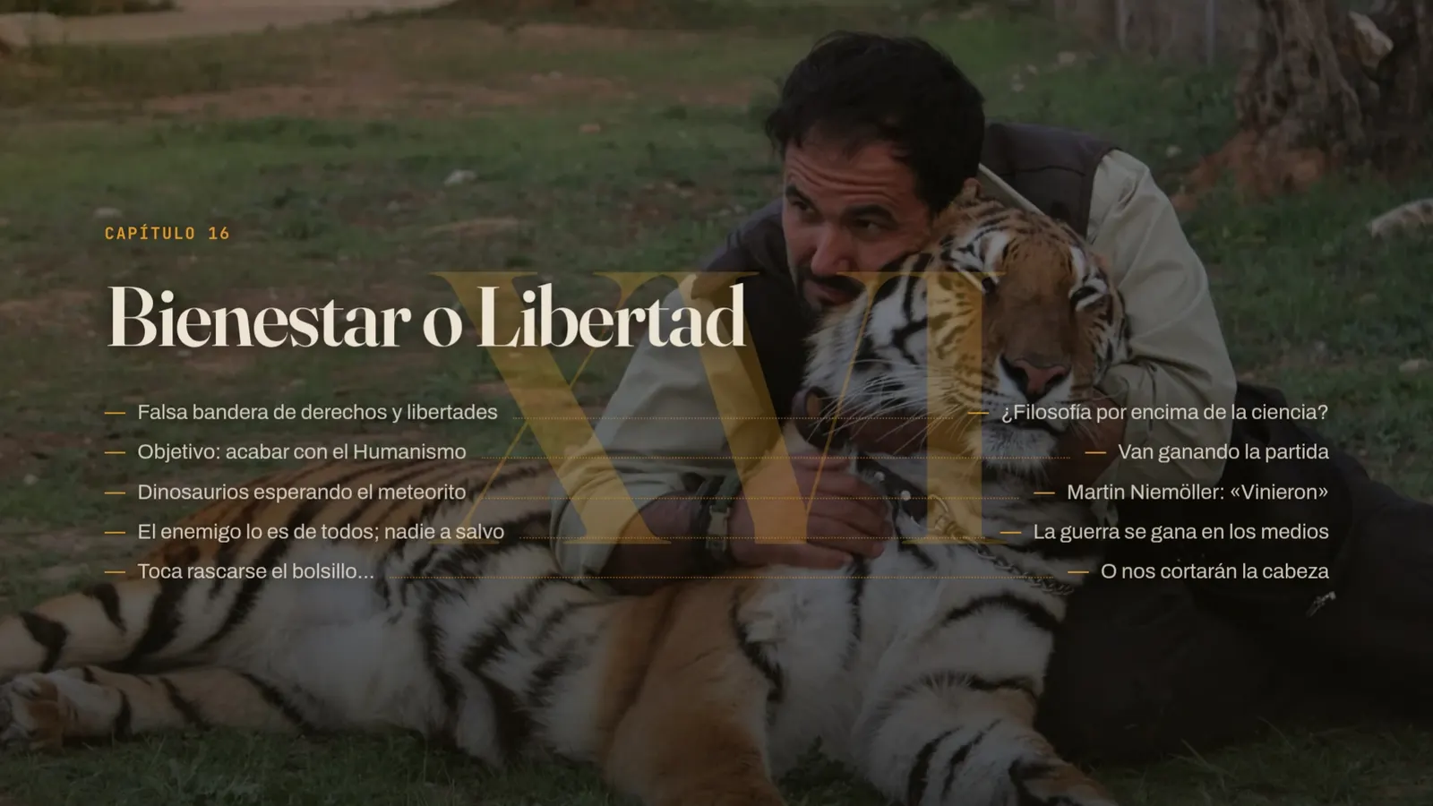 Diapositiva 52: Cap 16 · Bienestar o Libertad